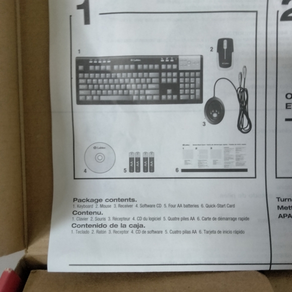 Labtec 967526-0403 Wireless Keyboard And mouse - Picture 3 of 9